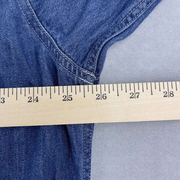 Polo Jeans Co Ralph Lauren  Vintage Button Up Denim Shirt Jacket Mens Size L - Picture 6 of 7